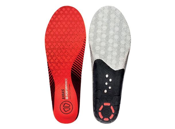 SIDAS 3D Winter Performance Rød S Vinter såler 