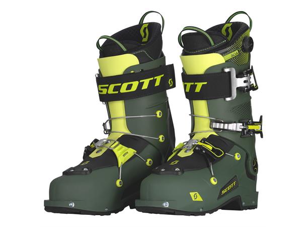 SCOTT Boot Freeguide Carbon Grø/Gul 265 Alpinstøvler