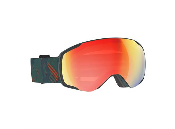 SCOTT Goggle Vapor Grønn/Oransje Glass: Enhancer Red Chrome