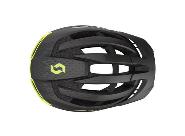 SCOTT Helmet Fuga Plus rev Grå/Gul L Sykkelhjelm 