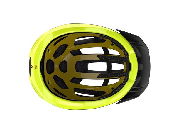 SCOTT Helmet Fuga Plus rev Grå/Gul L Sykkelhjelm 