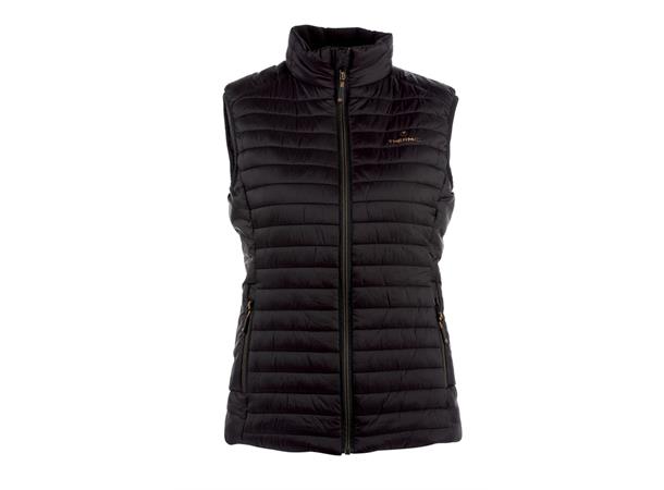 THERM-IC Heated vest women Sort S Heated vest with bluetooth cable
