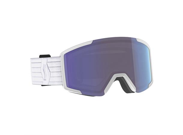 SCOTT Goggle Shield + extra lens Hvit Glass: Enhancer Blue Chrome 