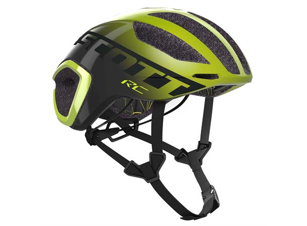 SCOTT Helmet Cadence Plus (CE) Gul/Grå S Scott Tempo sykkelhjelm
