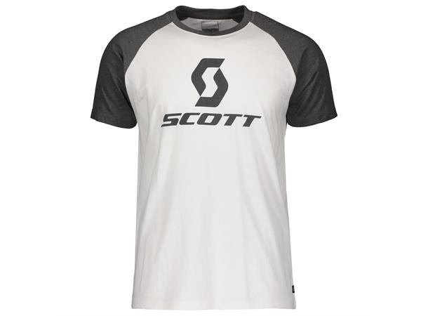 SCOTT Tee 10 Ms Icon Ra s/sl Grå/Sort XL T-shirt med Scott logo
