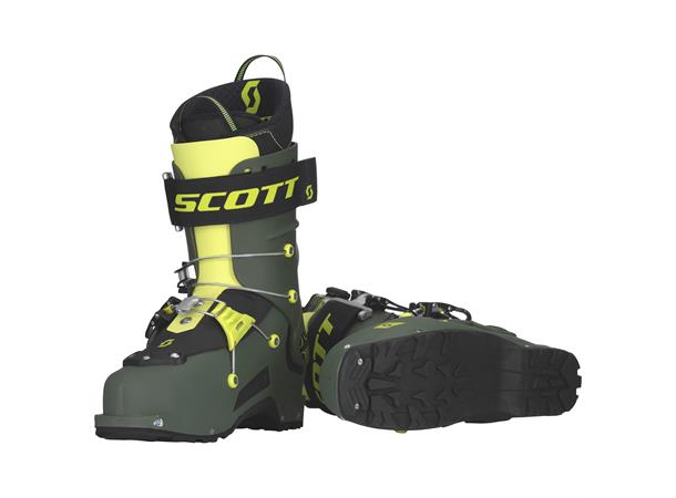SCOTT Boot Freeguide Carbon Grø/Gul 280 Alpinstøvler