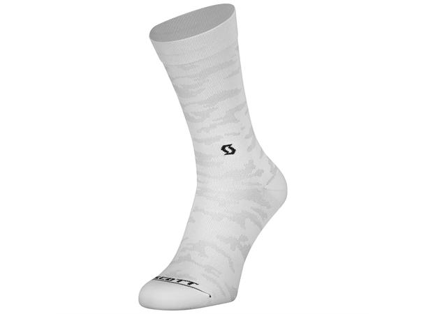 SCOTT Sock Trail Camo Crew Hvi/Sor 36-38 Sokker 