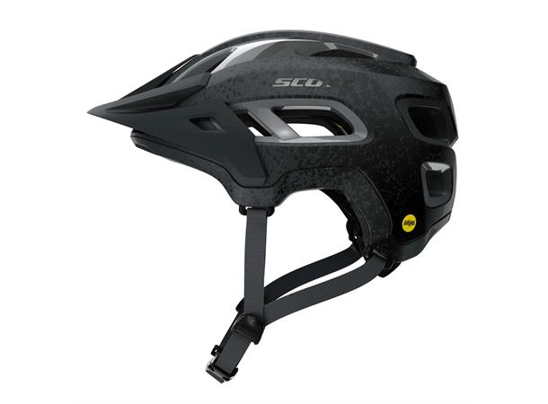 SCOTT Helmet Stego (CE) Mørk grå L Scott sykkelhjelm