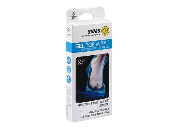 SIDAS GEL TOE WRAP Blå L/XL TOE COVERS 