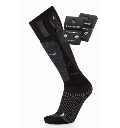 THERM-IC Sock Set Heat Uni+S-Pack 1200V2 Sort 35-38
