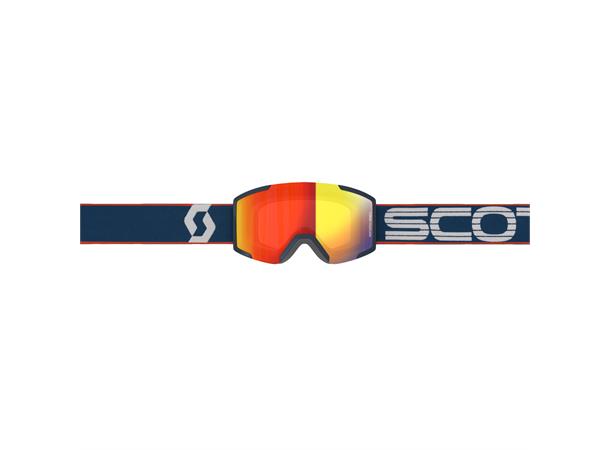 SCOTT Goggle Shield seeding Blå/Rød Glass: Enhancer Red Chrome