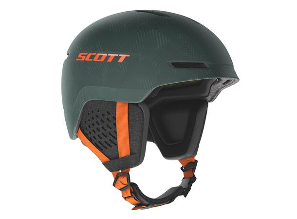 SCOTT Helmet Track Plus Grønn/Oransje S Alpinhjelm unisex