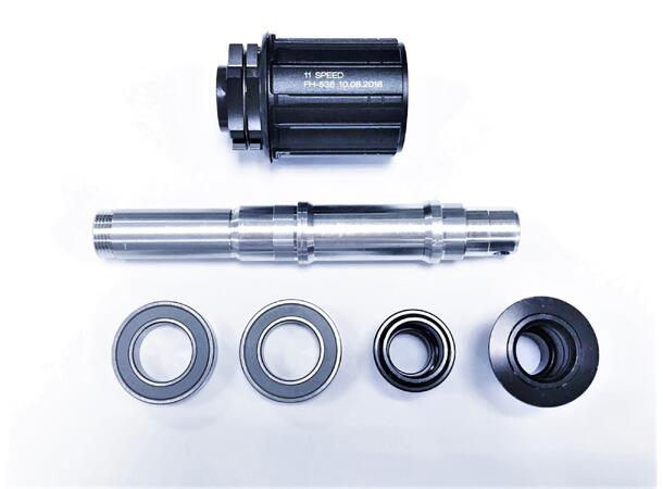 SCOTT Hub Rep Kit From TXC-142A R 19 Kit med lager, aksling og boss 