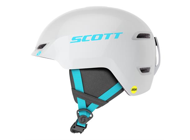SCOTT Helmet Keeper 2 Plus Hvit/Blå M Junior alpinhjelm med MIPS