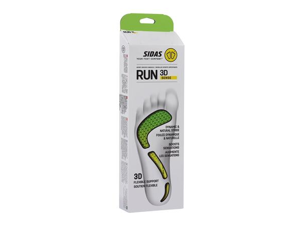 SIDAS 3D RUN SENSE V2 Grønn/Gul L Såler 3D Run Sense 