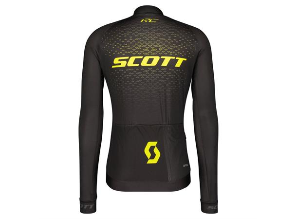 SCOTT Shirt Ms RC Pro LS Sort/Gul M Sykkeltrøye med lang arm