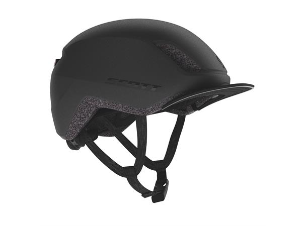 SCOTT Helmet II Doppio Plus (CE) Sort S Sykkelhjelm
