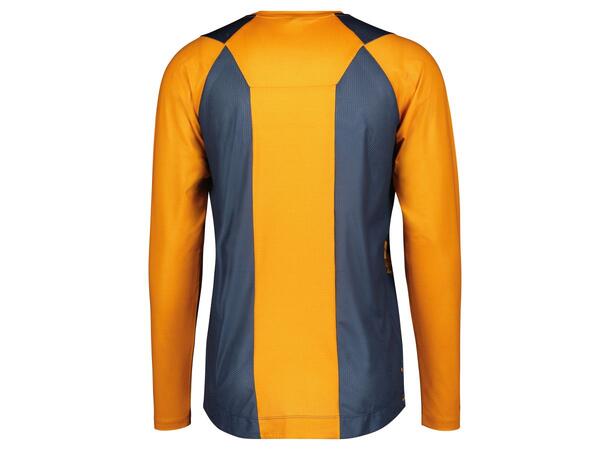 SCOTT Shirt M Trail Vertic LS Or/Blå M Sykkeltrøye med lang arm 
