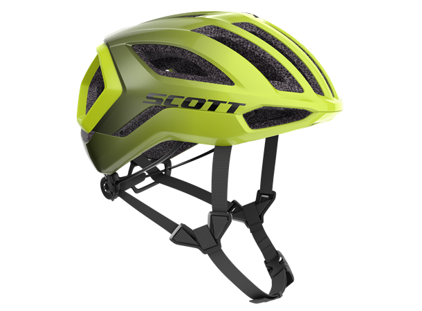 SCOTT Helmet Centric PLUS (CE) Gul S Racing sykkelhjelm