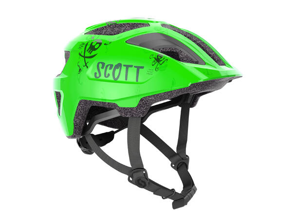 SCOTT Helmet Spunto Kid (CE) OS Sykkelhjelm til barn - flou green 