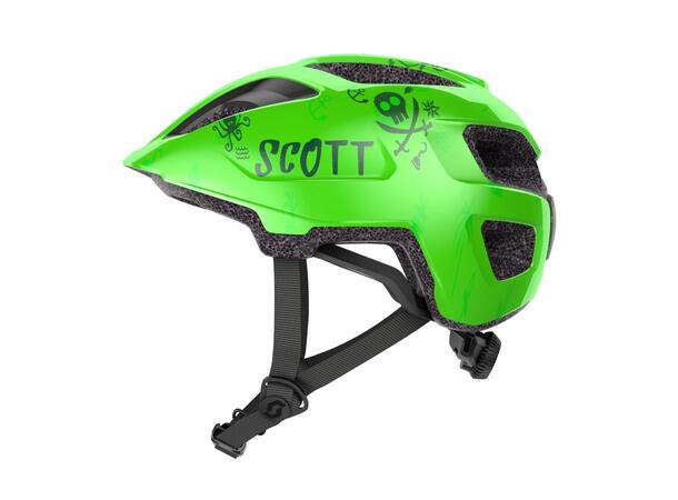 SCOTT Helmet Spunto Kid (CE) OS Sykkelhjelm til barn - flou green 