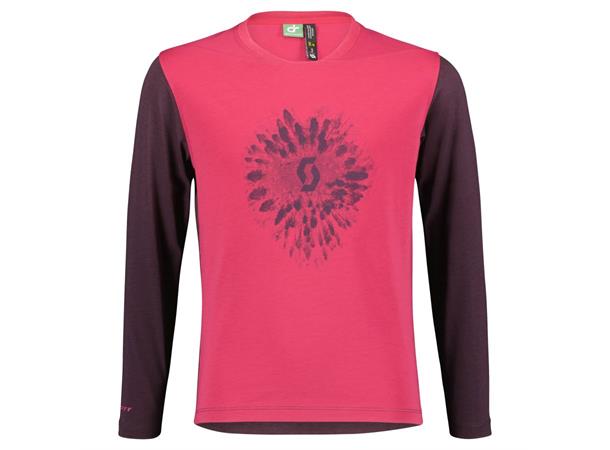 SCOTT Shirt Jr Tra 20 DRI LS Ros/Lil 116 Sykkeltrøye Jr 