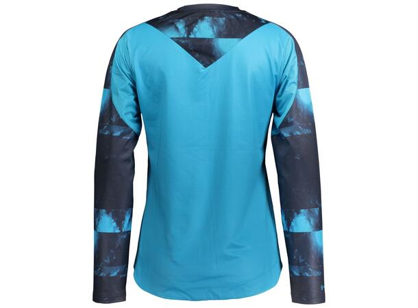 SCOTT Shirt W Trail Sto l/sl Mø Blå/Bl L Sykkeltrøye 