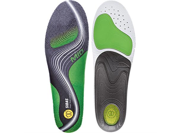 SIDAS 3FEET ACTIV MID Grønn L Anatomisk formet såle for normal fotbue 