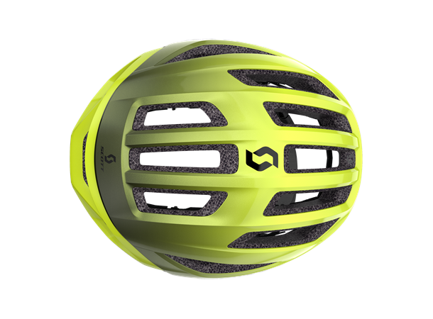 SCOTT Helmet Centric PLUS (CE) Gul L Racing sykkelhjelm