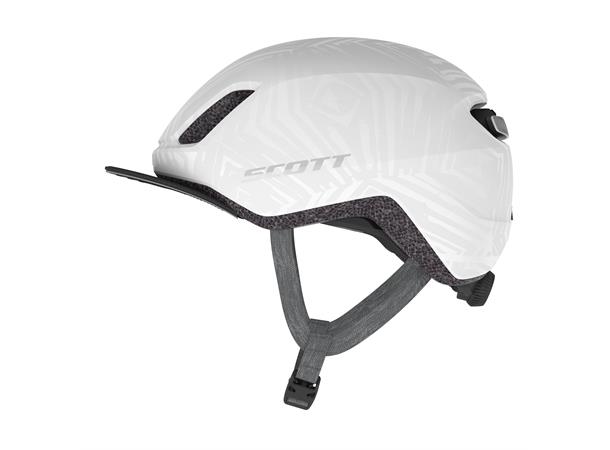 SCOTT Helmet II Doppio Plus (CE) Hvit S Sykkelhjelm